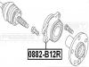 FEBEST 0882B12R ПОДШИПНИК СТУПИЧНЫЙ ПЕРЕДНИЙ