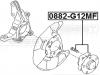 FEBEST 0882G12MF Ступица передняя (subaru impreza g12 2007-)