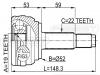 FEBEST 1010AV ШРУС НАРУЖНЫЙ 19x52x22 (CHEVROLET AVEO (T200) 2003-2008 CHEVROLET AVEO (T250) 2006-2008 CHEVROLET KA