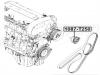 FEBEST 1087-T250 РОЛИК НАТЯЖНОЙ