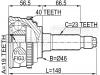 FEBEST 1110M100A40 ШРУС НАРУЖНЫЙ 19x46x23 (CHEVROLET MATIZ/SPARK (M100) 1998-2005 CHEVROLET MATIZ/SPARK (M200) 2005-200