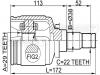 FEBEST 1111J200 ШРУС ВНУТРЕННИЙ 29x38x22 (CHEVROLET AVEO (T200) 2003-2008 CHEVROLET AVEO (T250) 2006-2008 CHEVROLET