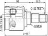 FEBEST 1111-T250 ШРУС внутренний