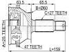 FEBEST 1210011A47 ШРУС НАРУЖНЫЙ 25x60x27 (HYUNDAI SONATA EF 1999-2001 HYUNDAI SONATA EF 2002- KIA OPTIMA/MAGENTIS 2000