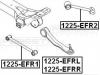FEBEST 1225-EFR1 Тяга задняя поперечная