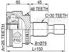 FEBEST 1610163A48 ШРУС НАРУЖНЫЙ 26x79x30 (MERCEDES BENZ ML-CLASS 163 1998-2005) FEBEST