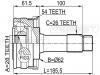 FEBEST 1610460A54 ШРУС НАРУЖНЫЙ 28x62x26 (MERCEDES G-CLASS (W463) 1989-) FEBEST