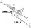 FEBEST 1622-211 Тяга рулевая