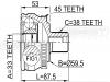 FEBEST 1710-A4A45 ШРУС наружный