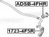 FEBEST 1723-4F5R ТЯГА СТАБИЛИЗАТОРА ЗАДНЯЯ (AUDI A6 (4F2) 2004-; AUDI A6 AVANT (4F5) 2005-) FEBEST
