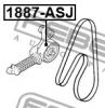 FEBEST 1887-ASJ Ролик натяжной