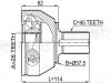 FEBEST 2110-CA220 ШРУС НАРУЖНЫЙ 28X57.5X40