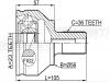 FEBEST 2110FOCII ШРУС НАРУЖНЫЙ 23x56x36