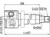 FEBEST 2111-CB316RH ШРУС внутренний правый