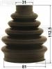 FEBEST 2117P-CA216 Комплект пыльника ШРУСа FORD MONDEO CA2 2007- (81X112.5X31)