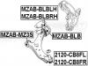 FEBEST 2120-CB8FR Опора шаровая ниж правая 2120-CB8FR