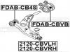 FEBEST 2120-CBVLH Опора шаровая ниж левая 2120-CBVLH