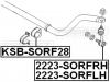 FEBEST 2223-SORFRH Тяга/стойка стабилизатора: KIA SORENTO (BL) 2006-