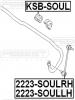 FEBEST 2223-SOULRH Тяга/стойка стабилизатора: KIA SOUL 2008-