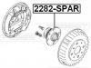 FEBEST 2282SPAR СТУПИЦА ЗАДНЯЯ (KIA SHUMA,II/SEPHIA,II/MENTOR,II/SPECTRA 1997-2004 KIA SPECTRA 2000-2004 KIA SPECTRA
