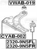FEBEST 2320-9N5FR Опора шаровая переднего нижнего рычага