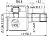 FEBEST 2711-S40IILH ШРУС внутренний левый