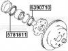 FEBEST 6390710 САЛЬНИК СТУПИЧНЫЙ ЗАДНИЙ (63-90-7-10) (TOYOTA ARISTO JZS143 4WD 1991-1997 TOYOTA ARISTO JZS147 1991-