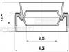 FEBEST 95EAS-70950812X Сальник ступицы (70X95X8X12.4) 95EAS-70950812X