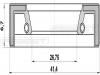FEBEST 95FAY-28410707X Сальник рулевой рейки (28x41.5x6.7)