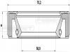 FEBEST 95GBY-60700808L Сальник привода (60X70X8) 95GBY-60700808L