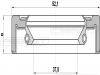 FEBEST 95GCY-39520808X САЛЬНИК СТУПИЧНЫЙ ЗАДНИЙ (39X52X8)