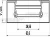 FEBEST 95GDY-38630808X Сальник ступичный задний (38X63,5X8)