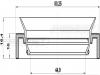 FEBEST 95HAY-46801016C Сальник привода (46X80X10X16,4)