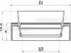 FEBEST 95HBY-34570916L САЛЬНИК ПРИВОДА (34X57X9X15.6)