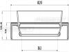 FEBEST 95HBY-38631017C Сальник привода (38X63X10X16,6)