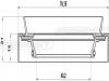 FEBEST 95HDS-42761221R САЛЬНИК ПРИВОДА (42X76X12X21)