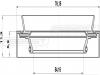 FEBEST 95HDS-56760612X САЛЬНИК СТУПИЧНЫЙ ПЕРЕДНИЙ (56X76X6X12) MITSUBISHI PAJERO II V14W-V55W 1991-2004