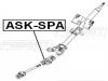FEBEST ASK-SPA Вал карданный рулевой нижний