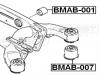 FEBEST BMAB-007 Сайлентблок задней балки
