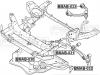 FEBEST BMAB-033 Сайлентблок BMW X5 E70 2006-