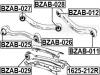 FEBEST BZAB-029 Сайлентблок задней подвески