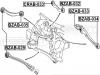 FEBEST BZAB-034 Сайлентблок MERCEDES BENZ E-CLASS 211 4 MATIC 2002-2009