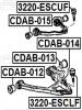 FEBEST CDAB-012 САЙЛЕНБЛОК ПЕРЕДНЕГО НИЖНЕГО РЫЧАГА