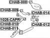 FEBEST CHAB010 САЙЛЕНБЛОК ЗАДНЕЙ ТЯГИ (OPEL ANTARA 2006-) FEBEST [13]