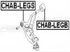 FEBEST CHAB-LEGS Сайлентблок переднего рычага (передний)