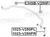 FEBEST CHSB-V250F Втулка переднего стабилизатора