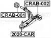 FEBEST CRAB-001 Сайлентблок задний переднего рычага