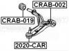 FEBEST CRAB-019 Сайлентблок задний переднего рычага