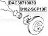 FEBEST DAC38710039 ПОДШИПНИК СТУПИЧНЫЙ ПЕРЕДНИЙ (38x71x39) (TOYOTA BB/OPEN DECK NCP30 2000-2005 TOYOTA BB/OPEN DECK NCP