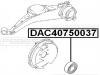 FEBEST DAC40750037 DAC40750037 ПОДШИПНИК СТУПИЧНЫЙ ЗАДНИЙ (40x75x37)
